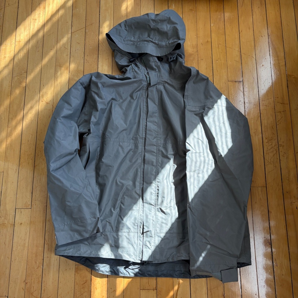 Beyond Clothing Rain Jacket Mens XL Gray Cold Weather Layering System Gorpcore